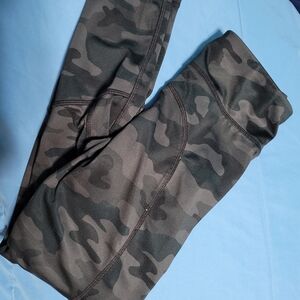 ICON Kids Camo Leggings - Black & Gray